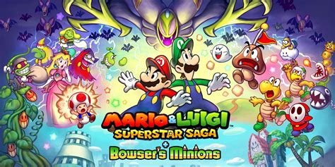 Mario And Luigi Superstar Saga Plus Bowsers Minions Nintendo 3ds