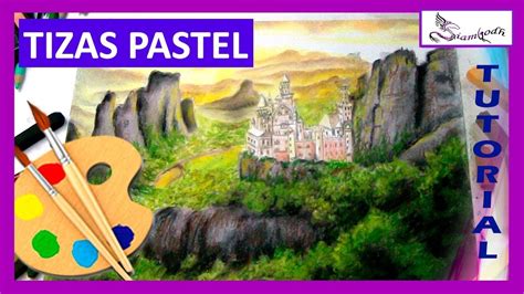 Como Dibujar un Paisaje de Montañas con Tizas Pastel Landscapes in