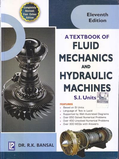 A Textbook Of Fluid Mechanics And Hydraulic Machines Dr Rk Bansal