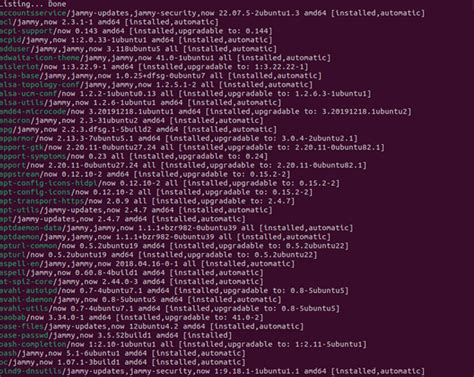 How To List Installed Packages In Ubuntu 22 04 Linux Consultant