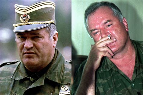 Former Bosnian Serb Military Commander General Ratko Mladic War