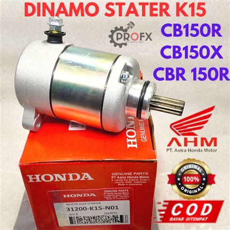 Jual DINAMO STATER K15 HONDA CB150R CB150X CBR 150R KUALITAS ORIGINAL