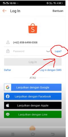 Cara Mengetahui Password Shopee Yang Lupa Tongbos