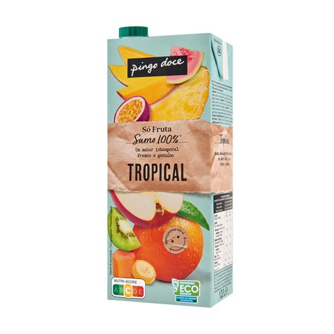 Mercad O Pingo Doce Sumo S Fruta Tropical Pingo Doce