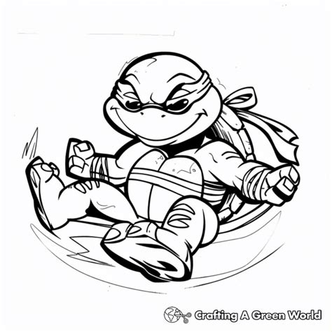 Donatello Coloring Pages Free Printable