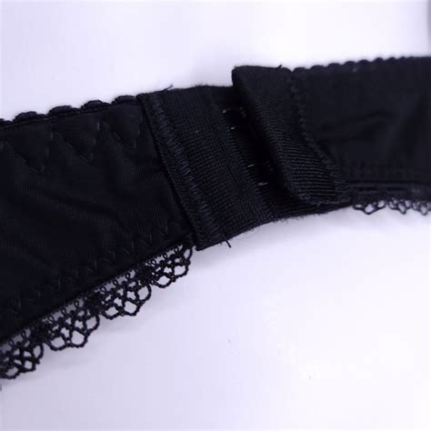 Lace Luxe Black Sissy Garter Belt Mesh Polka Dot Sissy Lingerie For Men Crossdresser Matching