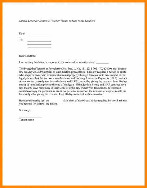 Free Sample Letter To Tenant Of Intent To Sell Property