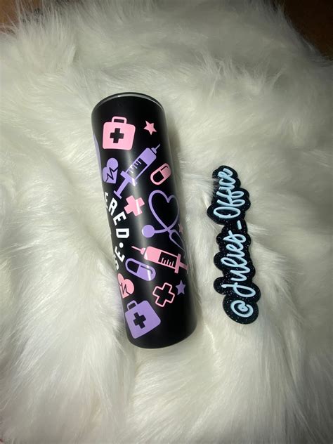 Nurse Tumbler Medical Tumbler Steel Tumbler Etsy