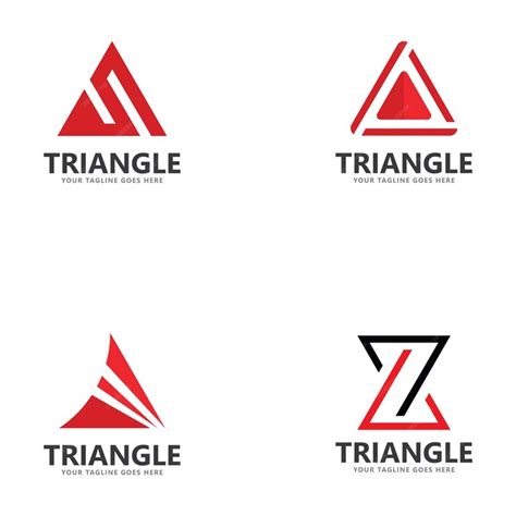 Premium Vector Abstract Triangle Logo And Symbol Vector Icon