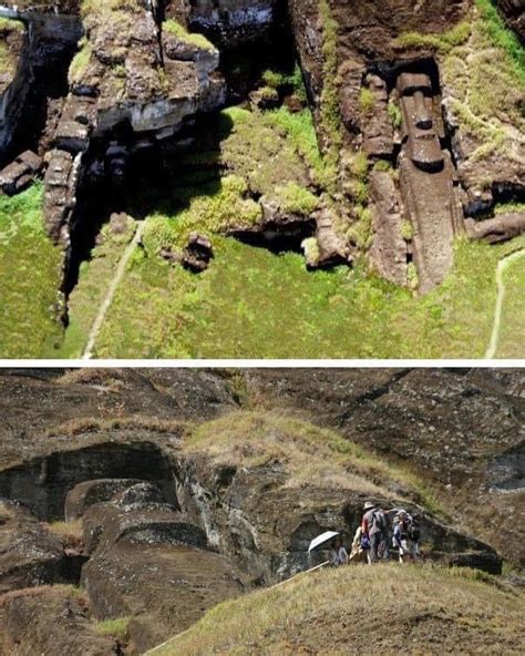 El Gigante Located At Rano Raraku Quarry Is The Largest Easter Island