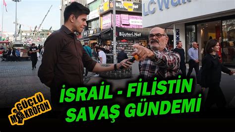 İsrail Filistin Savaşını Halka Sorduk Düşüncelerini Dinledik