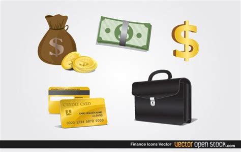 vector finance icons  vector freeimages