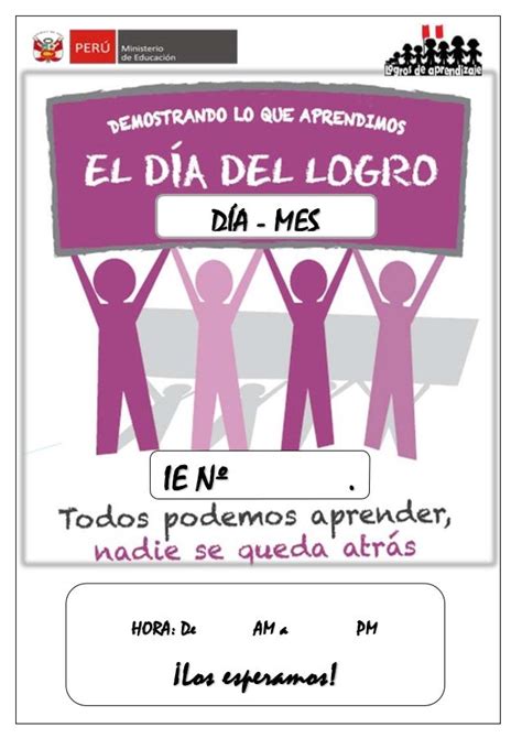 Dia Del Logro Afiche