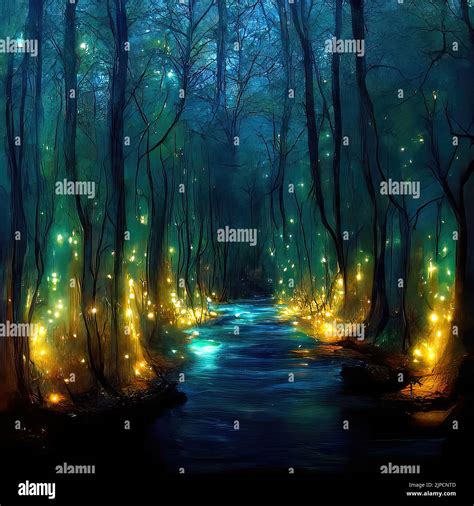 River of Light Stock Photo - Alamy