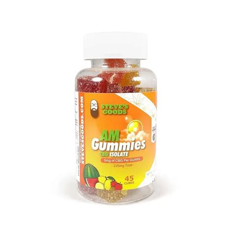 Buy CBG Gummies | 5mg of pure CBG per piece | Steve's Goods