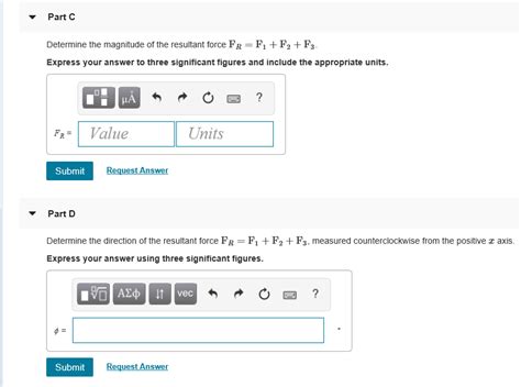 Solved Suppose That F3 300 N Figure 1 Part A Determine