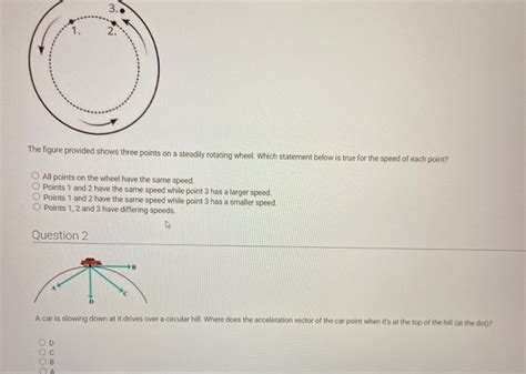 Solved 3 1 2 The Figure Provided Shows Three Points On A Chegg