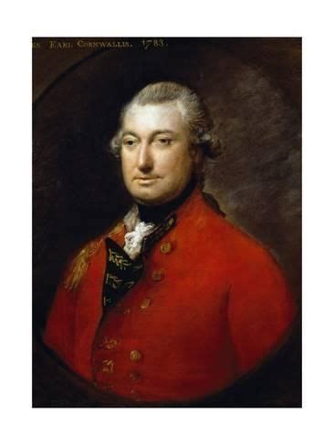 'Portrait of Charles Cornwallis' Giclee Print | Art.com | Art thomas, Charles cornwallis, Thomas ...