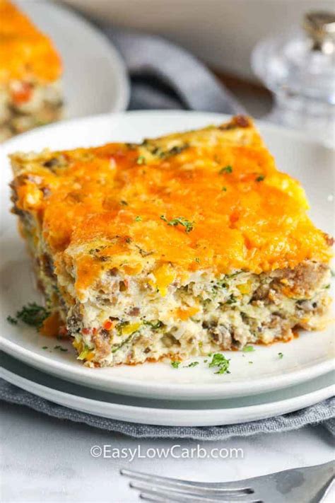 Sausage Egg Casserole Easy Low Carb