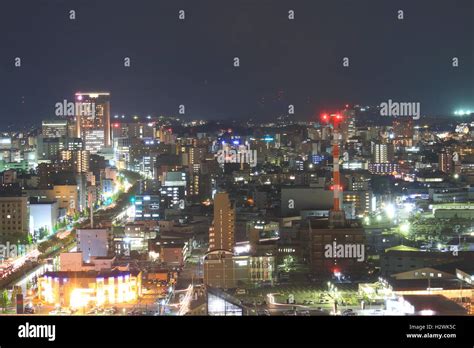 Kanazawa night cityscape view in Kanazawa Japan Stock Photo - Alamy