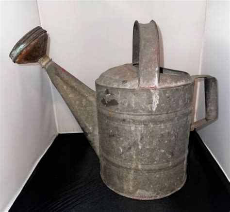 Vintage Galvanized Watering Can Sprinkler Head Garden Farmhouse Decor