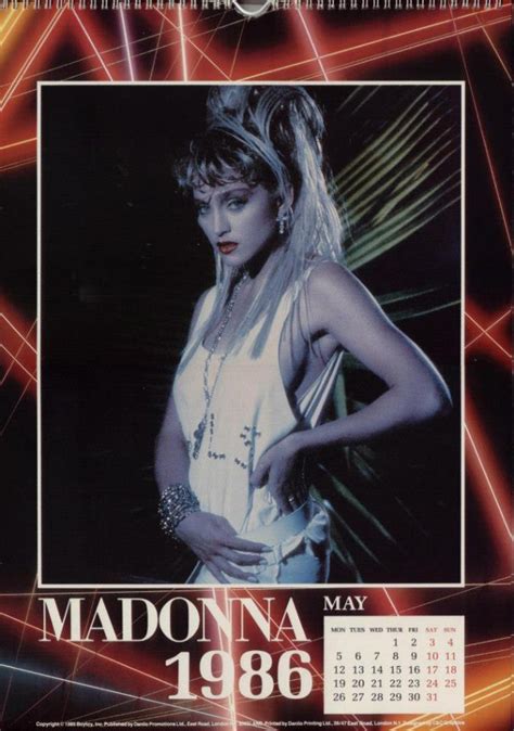 Madonnas Timeless Beauty Captured In Her Official Calendars 1986 1989