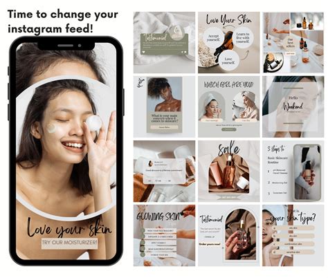 Esthetician Instagram Post Template Skincare Instagram Post Template