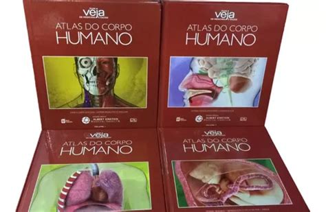 Kit Atlas Do Corpo Humano Guia Veja Medicina E Sa De Volumes Abril