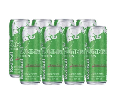 Red Bull The Summer Edition Dragon Fruit 12floz 8 Pack Grocery And Gourmet Food