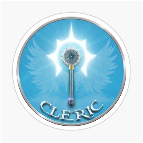 Dnd Cleric Class Symbol Dungeons And Dragons Sticker By Atpcustom Redbubble