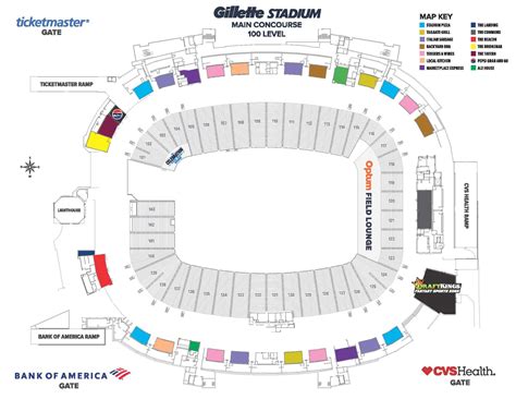 Seating Charts - Gillette Stadium