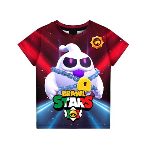 Brawl Stars T Shirt Tees Ghost Squeak Brawl Stars