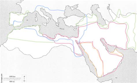 Advanced World History Rise Of Islam Map 1 Lewis Diagram Quizlet