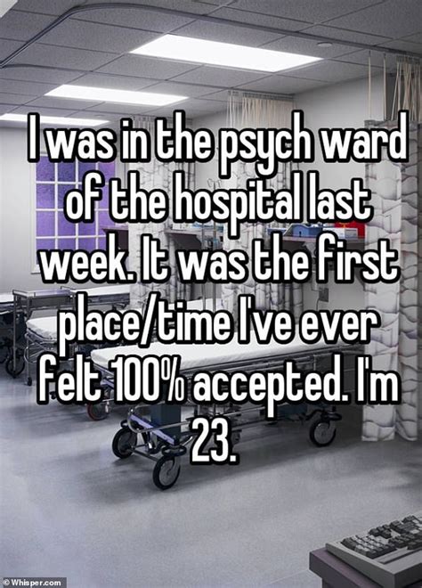 People Reveal What Life In Mental Hospitals Is Really Like Daily Mail Online