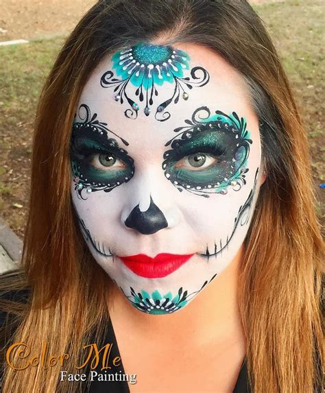 Sugar Skull Makeup Face Painting Color Me Face Painting Vanessa