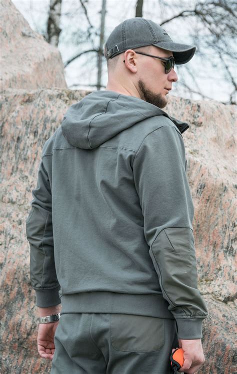 Толстовка с капюшоном PARAJUMPERS RUI на молнии SS 23 iron, купить в ...