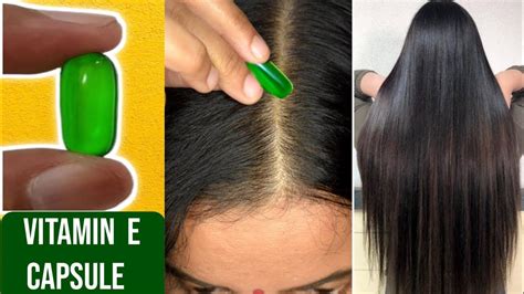 How To Use Vitamin E Capsule For Hair Fall Hair Regrowth Split Ends