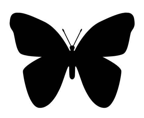 Silueta De Mariposa Svg