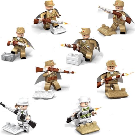 Korean War Sniper War Minifigures Lego Compatible Military Set