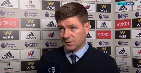 Steven Gerrard n est plus l entraîneur d Aston Villa