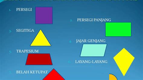 Sifat Bangun Datar Persegi Panjang Ilmu Penerang