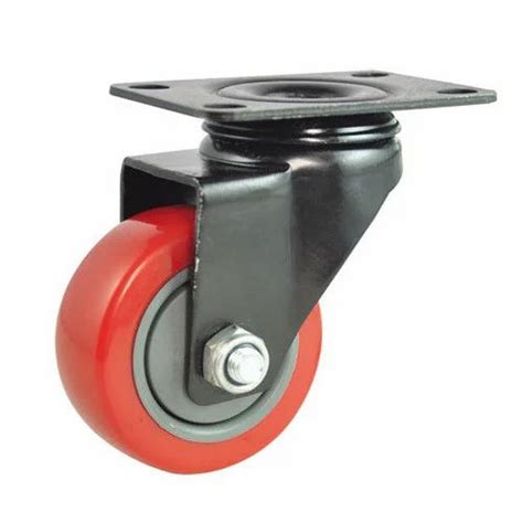 2x15 Heavy Duty Pu Caster Load Capacity 1000 Kg At Rs 500piece In Pune