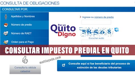 Consultar Impuesto Predial En Quito