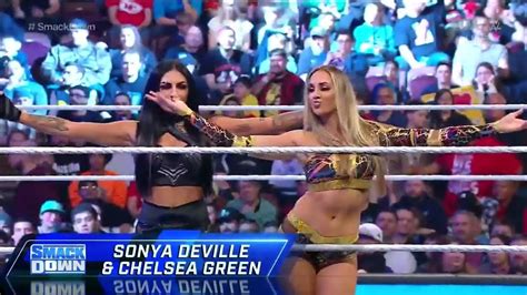 Liv Morgan Raquel Rodriguez VS Chelsea Green Sonya DeVille YouTube