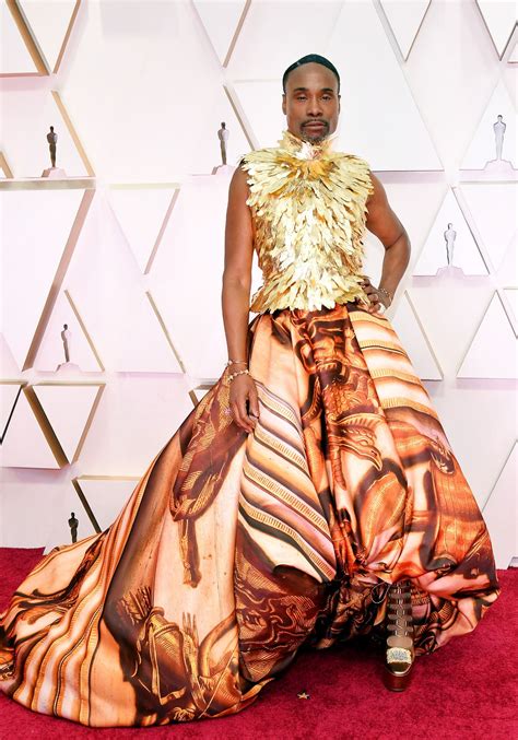 Billy Porter Strikes Gold On The Oscars 2020 Red Carpet