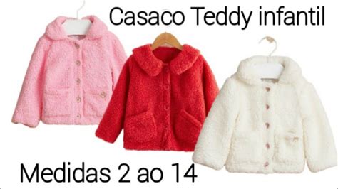 Como Fazer Molde Casaco Teddy Infantil YouTube