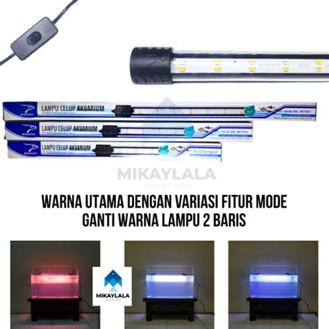 Jual Lampu Celup 2 BARIS Rosston Fitur Mode Ganti Warna Super Terang