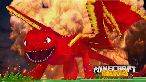 ALL NEW FIRE NIGHT FURY Rare Element Dragon Minecraft DRAGONS W