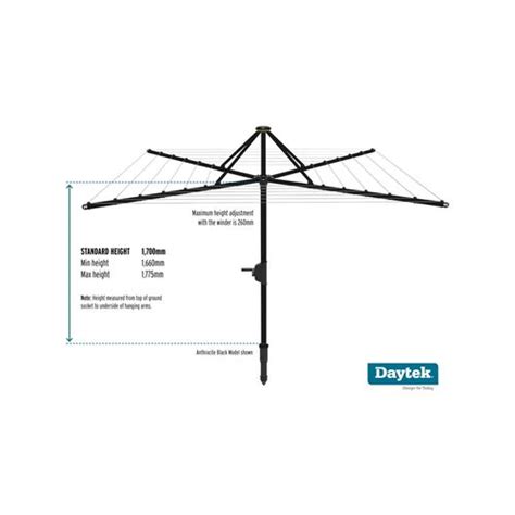 Daytek Coastal Blue Mk2 M58 Rotary Clothesline Bunnings New Zealand