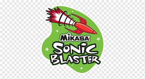 Logo Volleyball Mikasa Sports Sonic Blaster Marca Brickhouse Creative